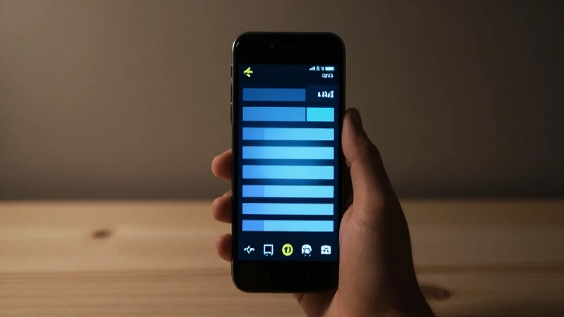 Teléfono Android bajo luz suave y señal celular