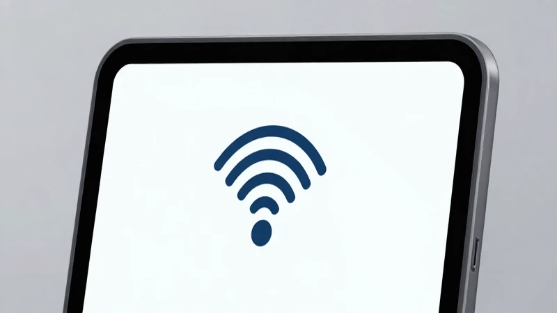 Pantalla Android con señal celular e iluminación suave