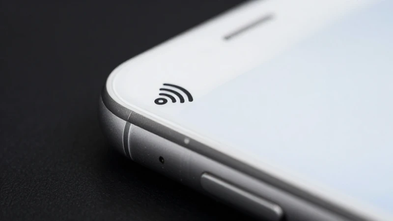 Primer plano del iPhone con iluminación suave