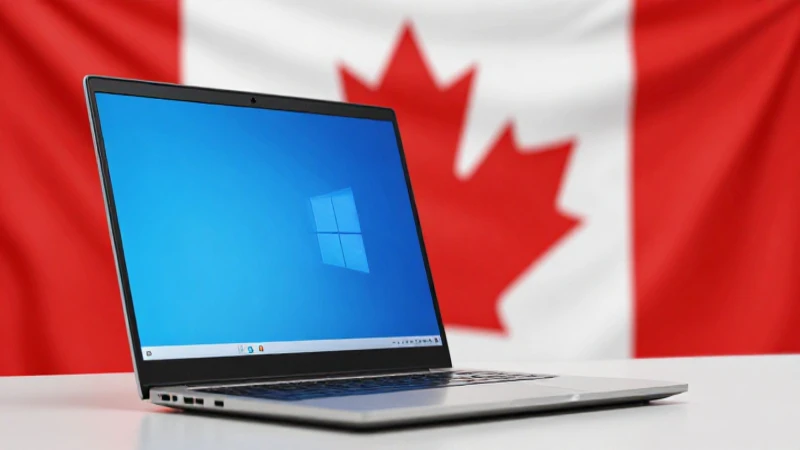 Portátil con Windows bajo luz suave