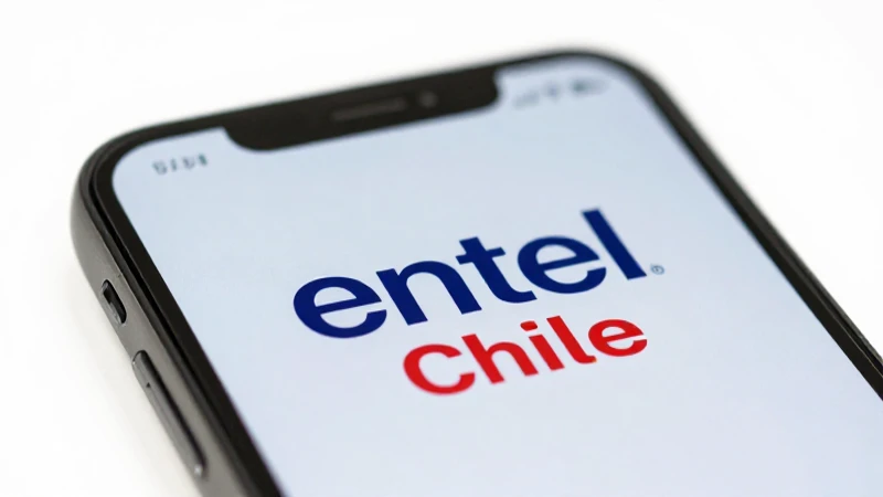 iPhone en estudio, logotipo Entel sutilmente