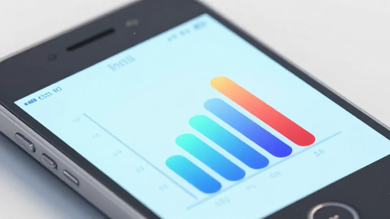 Smartphone Android con señal e iluminación suave