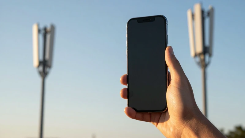 Teléfono móvil bajo luz cálida y difusa