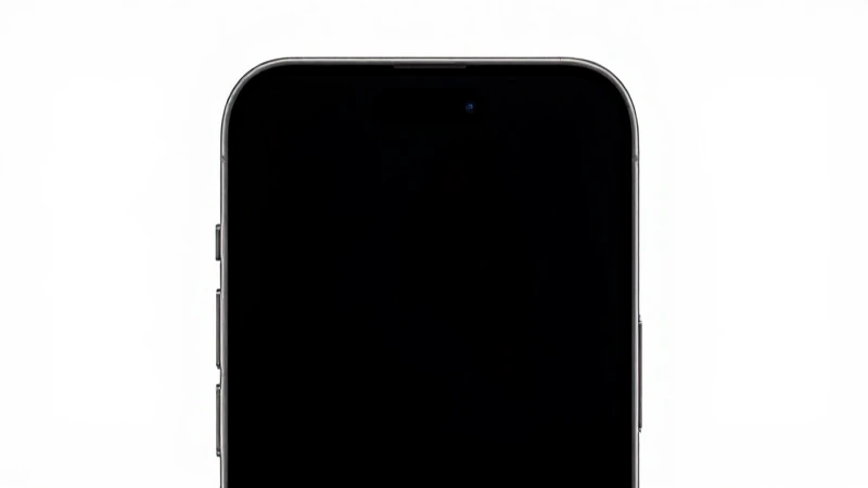 Primer plano brillante del iPhone moderno