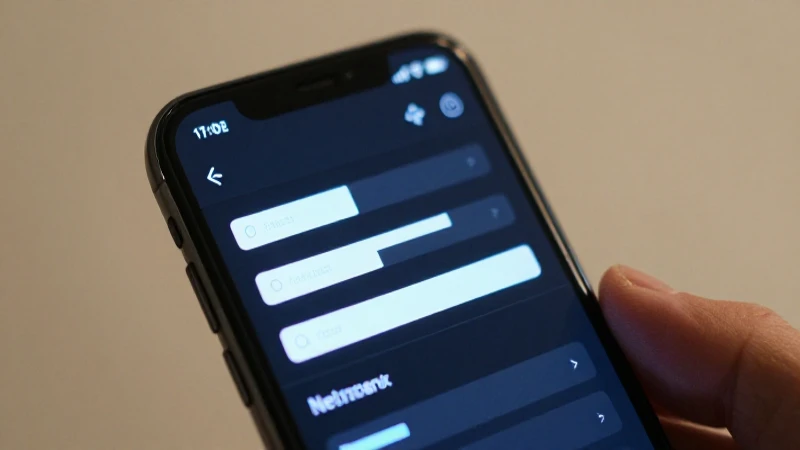 Smartphone muestra señal con poca profundidad