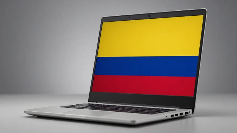 Guía Completa de APN Colombia Tigo Co en Windows para Conectar tu Dispositivo 4 Portátil con bandera colombiana, luz suave