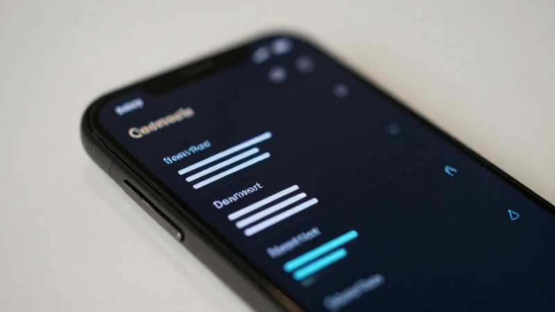 Smartphone muestra conectividad con luz suave