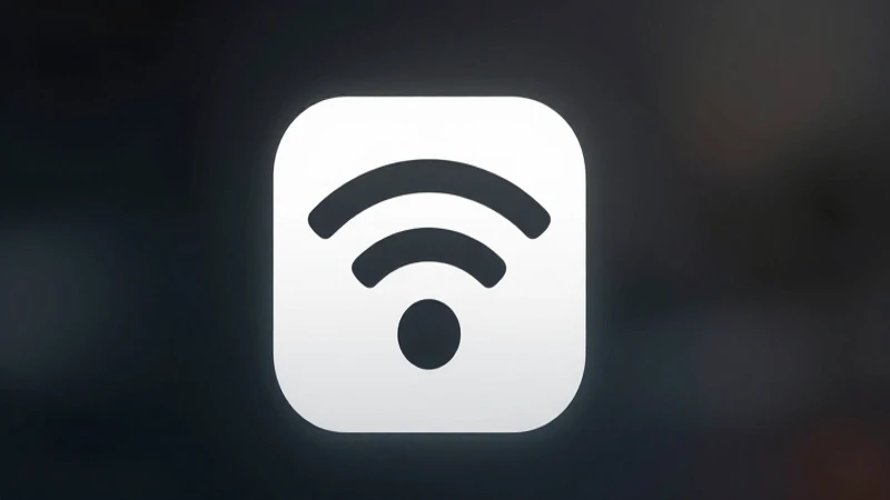 Dispositivo iOS con Wi-Fi, luz suave