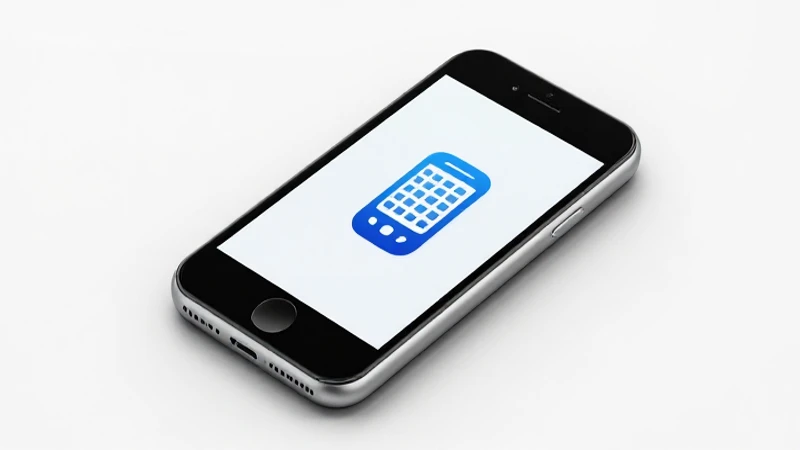Iphone sobre fondo limpio, luz de estudio