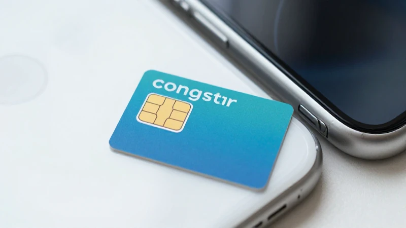 Configuración Completa del APN de Congstar para iPhone 3 Primer plano del iPhone con tarjeta SIM