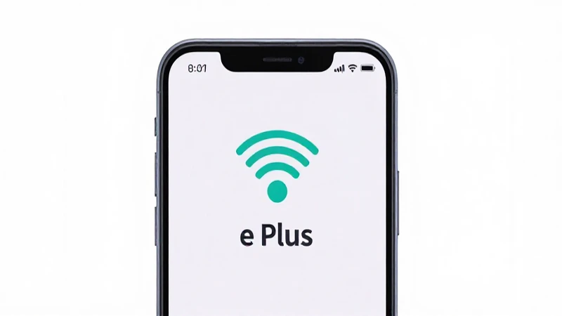 Smartphone Android con iluminación simétrica brillante