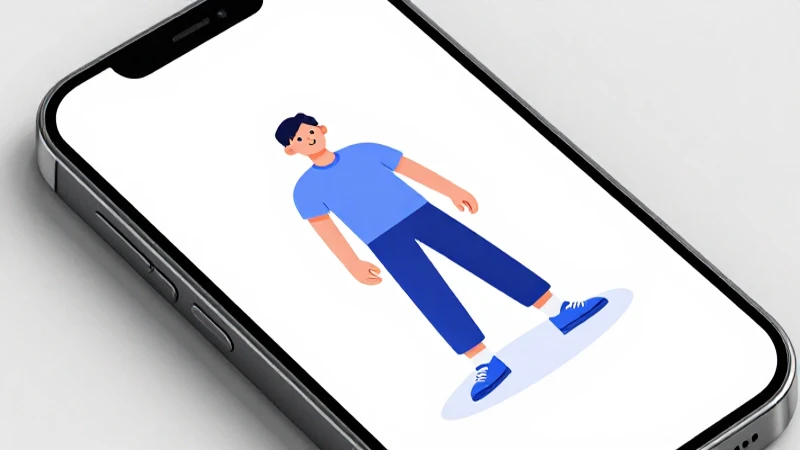 Ilustración brillante de un teléfono Android moderno