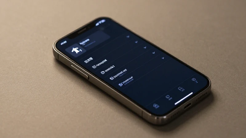 Teléfono muestra ajustes con iluminación suave