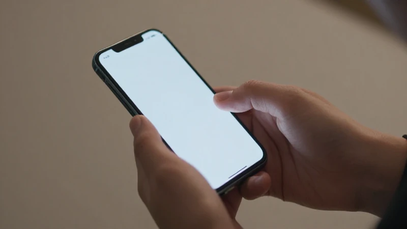 Smartphone android, manos tocar pantalla suavemente