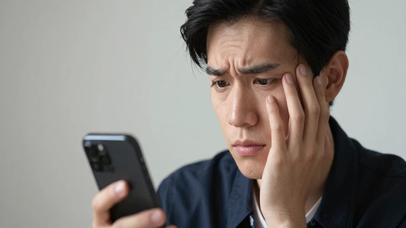 Smartphone confunde a usuario en primer plano