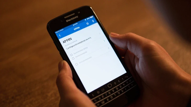 BlackBerry: pruebas de conexión con APN Claro