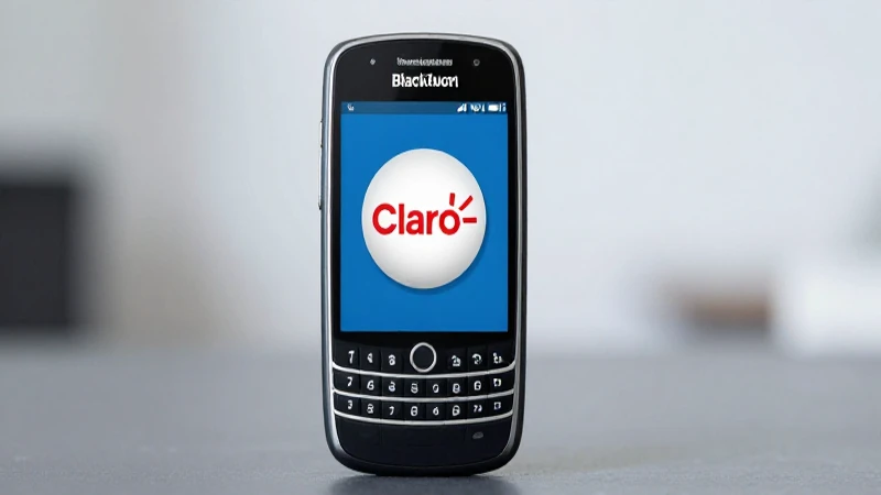 Teléfono BlackBerry en estudio, luz suave
