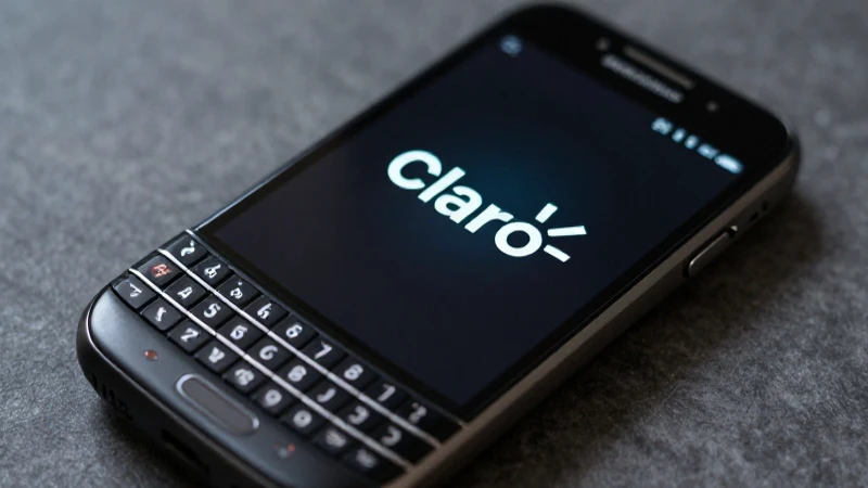Teléfono BlackBerry resalta en iluminación suave