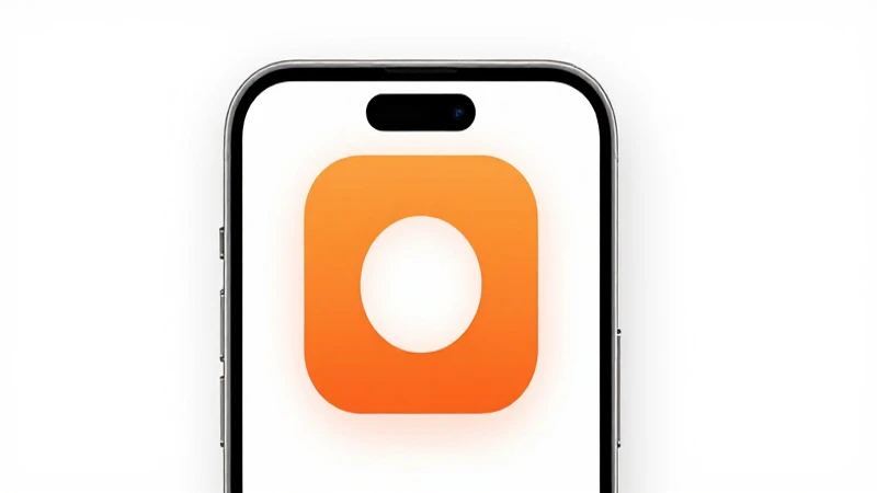 Primer plano de iPhone con luz suave