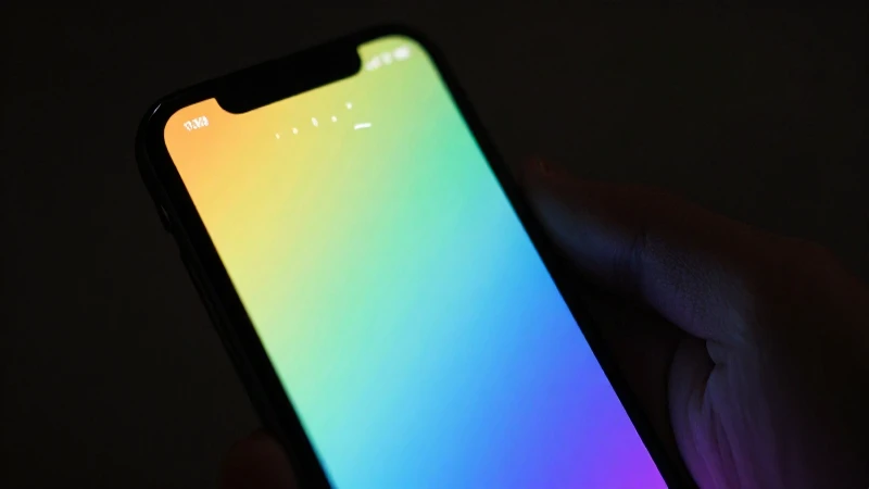 Teléfono móvil con señal, fondo luminoso