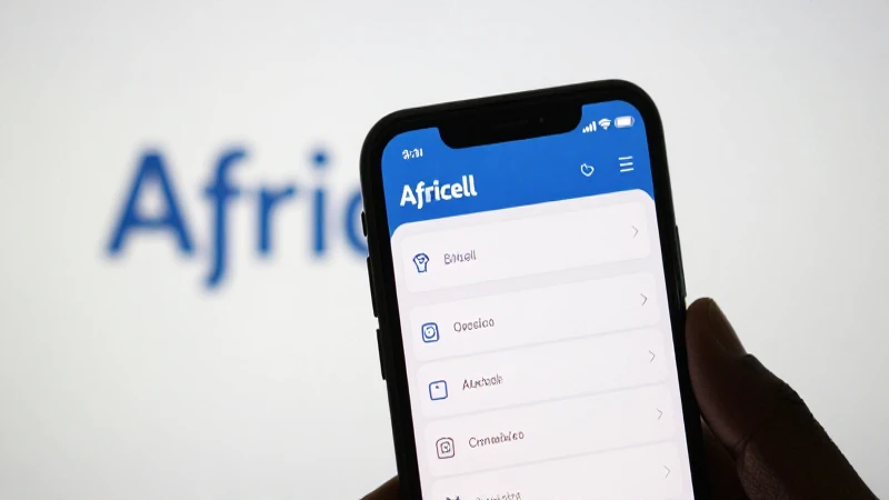 Configuración Completa de APN DR Congo Africell CD 3 Smartphone muestra configuración con logo Africell