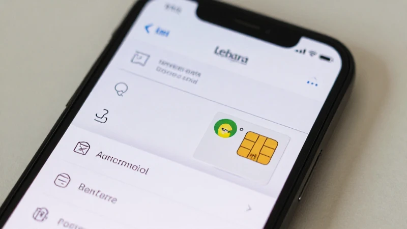 La Guía Completa sobre APN España Lebara para Usuarios 3 Menú telefónico, tarjeta Lebara, diseño moderno