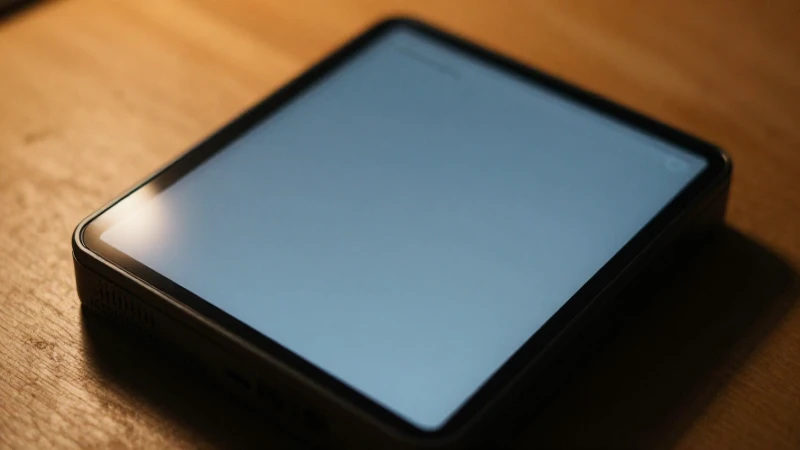 Pantalla cálida de dispositivo iOS enfocada