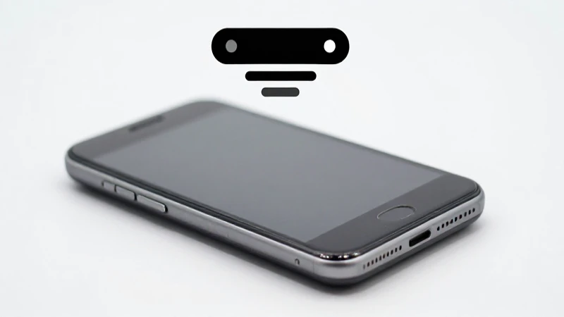Smartphone Android, señal, iluminación limpia