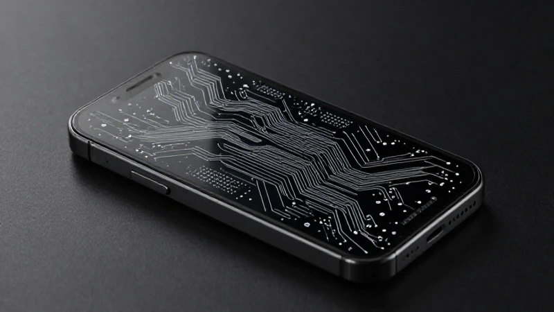 Smartphone iOS con iluminación cinematográfica suave