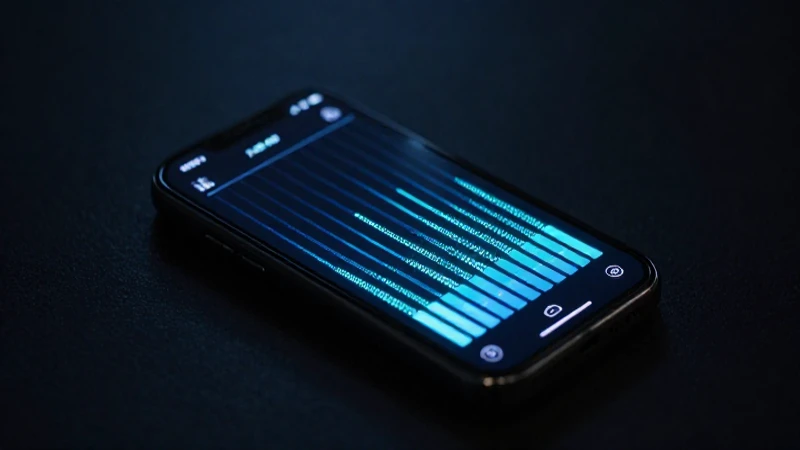 Pantalla del móvil muestra señal oscura y datos
