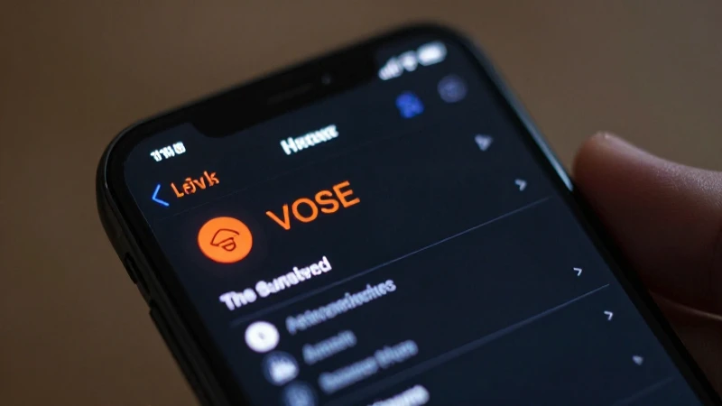 Teléfono muestra ajustes con icono naranja