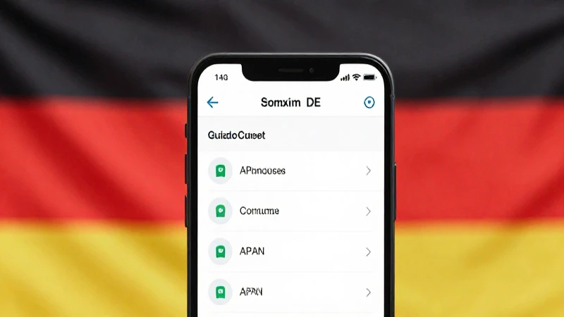 Guía Completa sobre APN Germany Maxxim DE: Conexión y Configuración 3 Configura APN Maxxim DE para conectividad alemana