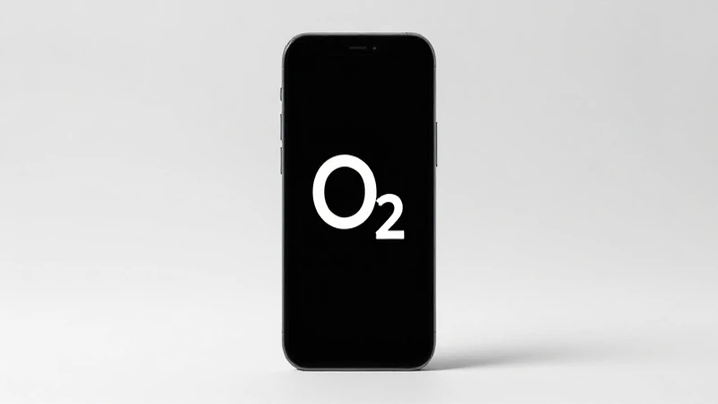 Smartphone iOS moderno con fondo limpio