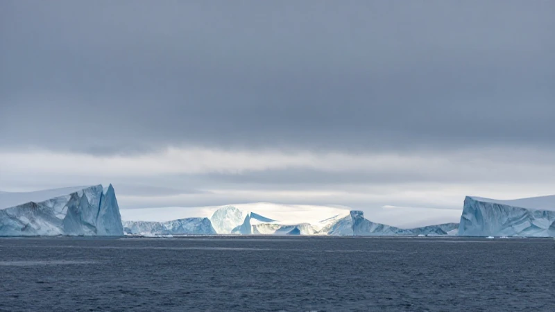 Paisaje glacial panorámico con suave luz