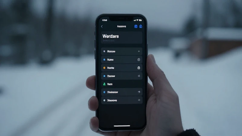 Pantalla con ajustes, paisaje nevado cinematográfico