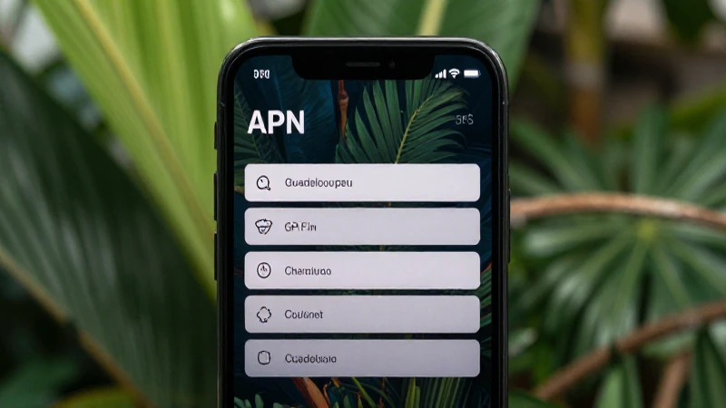 Configuración Completa de APN Guadelouperu SFR GP para Internet
