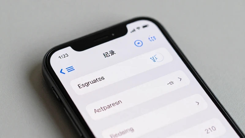 Pantalla muestra ajustes con luz suave