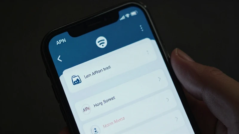 Configuración móvil: redes alternativas para conexiones