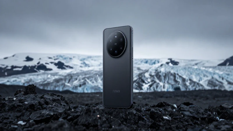 Teléfono Iceland Nova, glaciar, iluminación cinematográfica