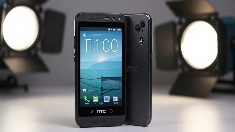 Primer plano con HTC, señal débil e iluminación