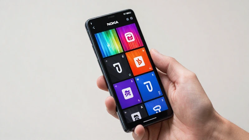 Smartphone muestra datos vibrantes de cerca