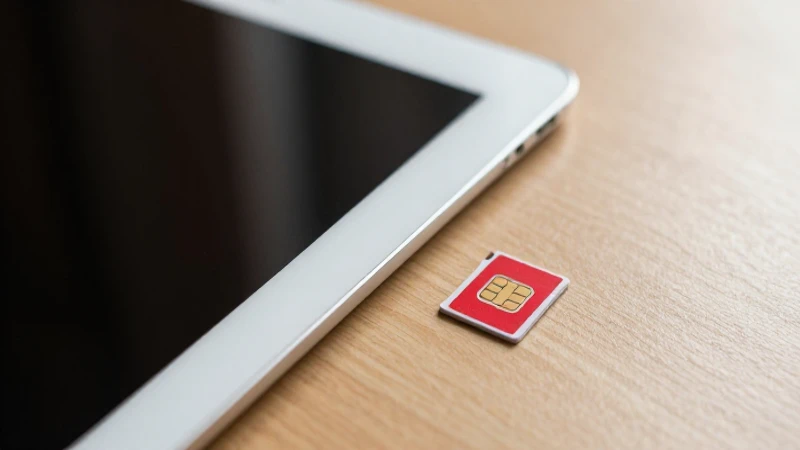 iPad sobre la mesa, luz cálida cercana
