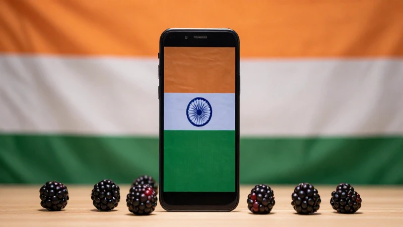 Smartphone negro sobre fondo indio, cálido