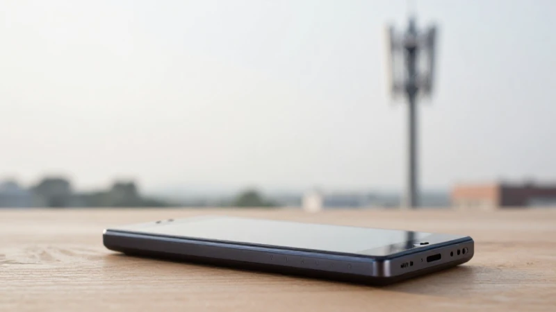 Teléfono Nokia sobre mesa, luz suave