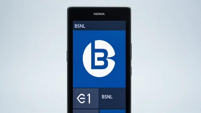 Foto cercana de Nokia Lumia en BSNL