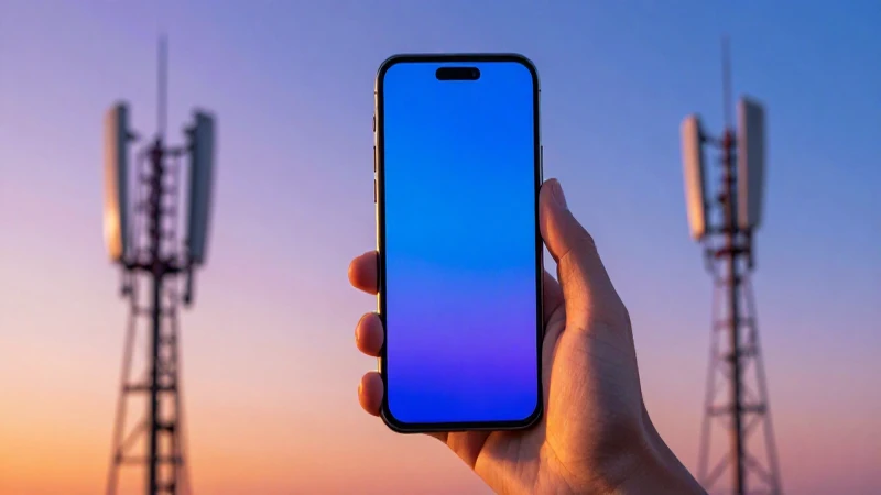 Teléfono Android con iluminación cinematográfica vibrante