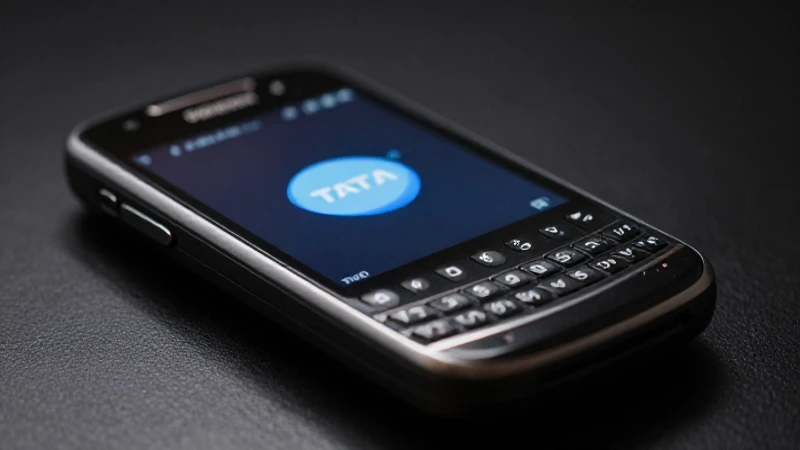 Imagen nítida de un Blackberry con luz suave