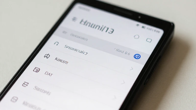 Pantalla Lumia muestra menú de ajustes