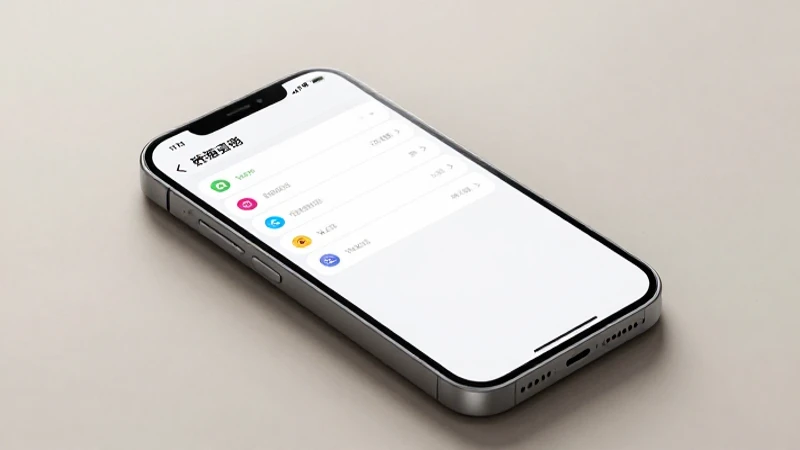 Pantalla muestra ajustes con iconos vibrantes