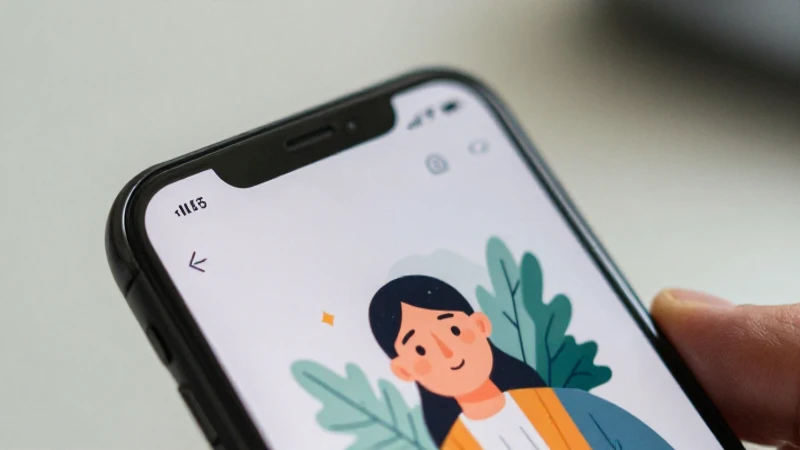Pantalla de móvil con señal, luz suave
